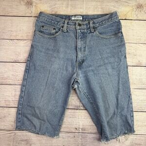 Vintage Guess Cutoff Jean Shorts Mens 33 Light Denim Georges Marciano USA FLAWS